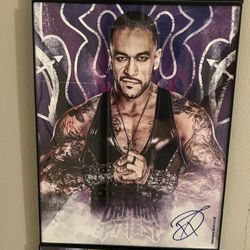 WWE Damian Priest 11x14 Framed Autographed Poster