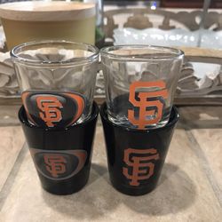 Collectible Giants Shot Glasses New