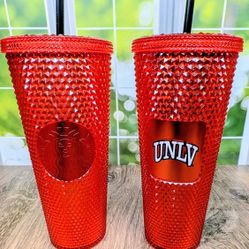 Starbucks UNLV Rebels Red Studded Tumbler Venti 24oz - Campus Collection Limited Edition