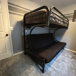 Bunk Bed / Futon with Twin and Full Sized beds