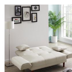 Sleeper, Daybed, Loveseat, Couch, Beige, Fabric