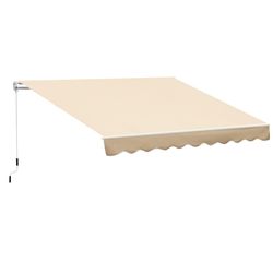 10' x 8' Retractable Awning, Patio Awnings, Sunshade Shelter