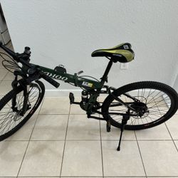 Project. Foldable Bicycle is like new. Need change the rear shift.