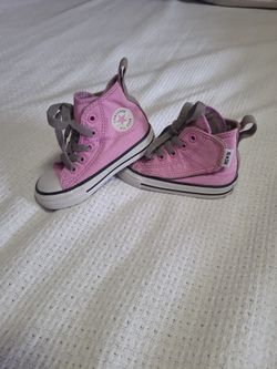 Pink Infant Girl Converse Shoes