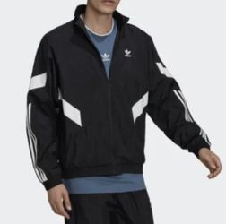 adidas Remake White × Black Track Jacket adidas x White Mountaineering Black and White Track Jacket