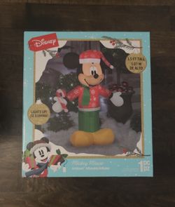 Christmas Air Blown Inflatable Mickey Mouse 3.5 Ft