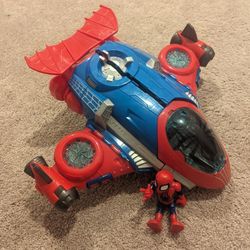 Playskool Spiderman Plane