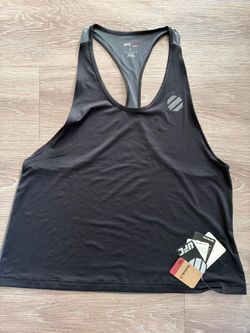 Reebok UFC Speedwick Racerback Tank Top Womens Large Black Gray