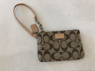 Coach Signature Wristlet