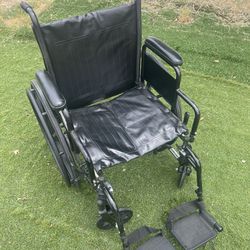Adult Size Wheelchair With Footrest Like New 