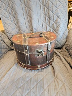 Vintage Wood Storage Chest