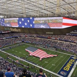 RAMS v Seattle - First Row Of Section 