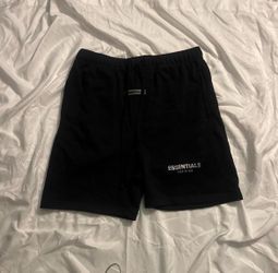 Black and white fear of God essentials short