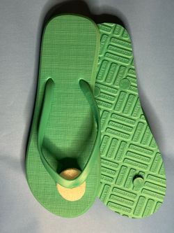 Summer Taste Green Flip Flops