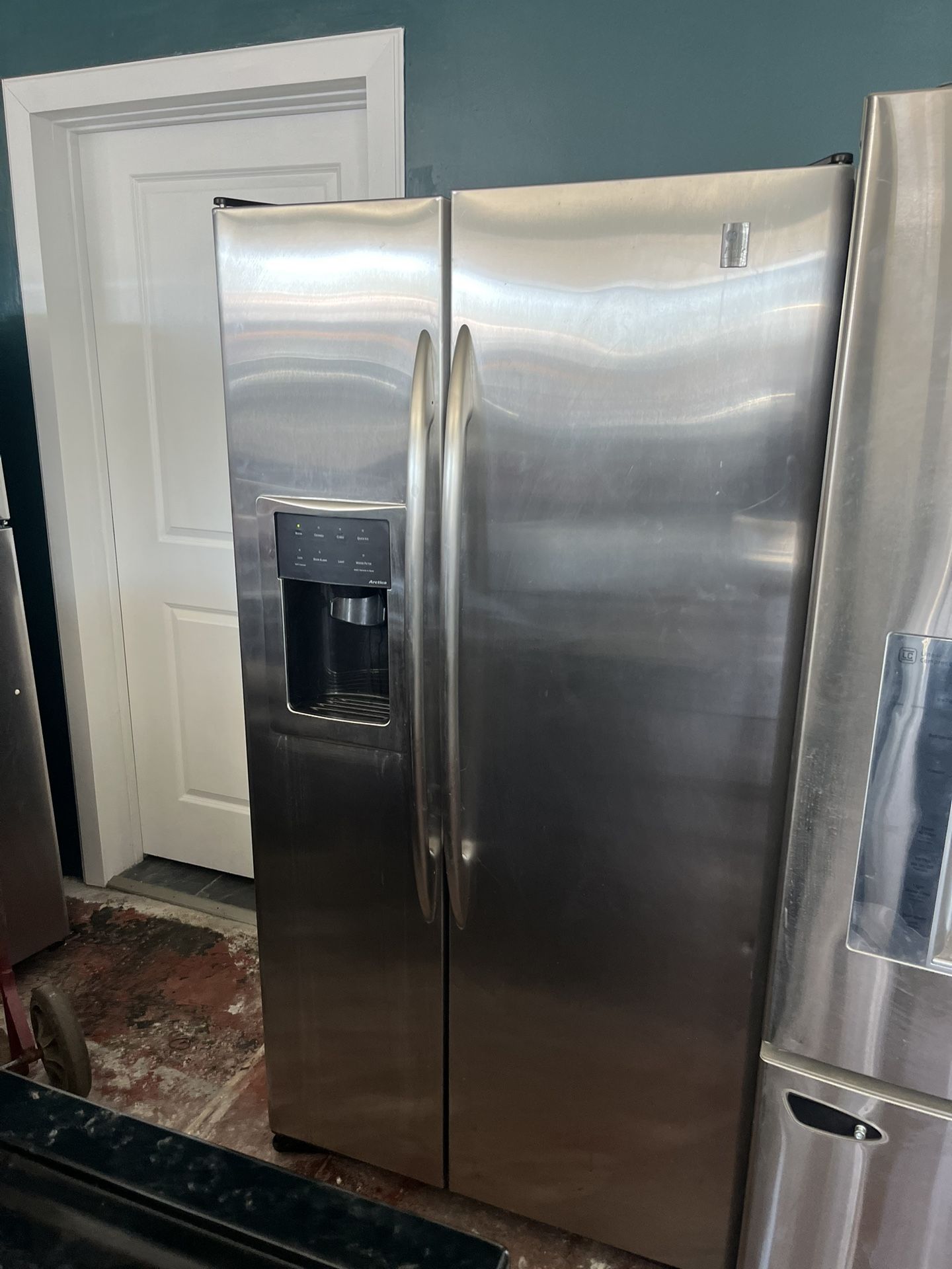 Ge Side By Side Refrigerator Used 90 Days warranty