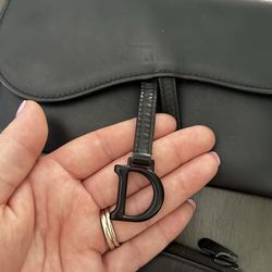 Dior Black Matte Wallet Purse