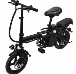 14" Folding Electric Bike 48V Lightweight E-Bike 330LB Load 19MPH 28-Mile Range