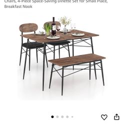 BRAND NEW SMALL SPACE DINING TABLE BREAKFAST NOOK 