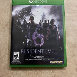 Resident Evil 6 Xbox One/Series X Never Played