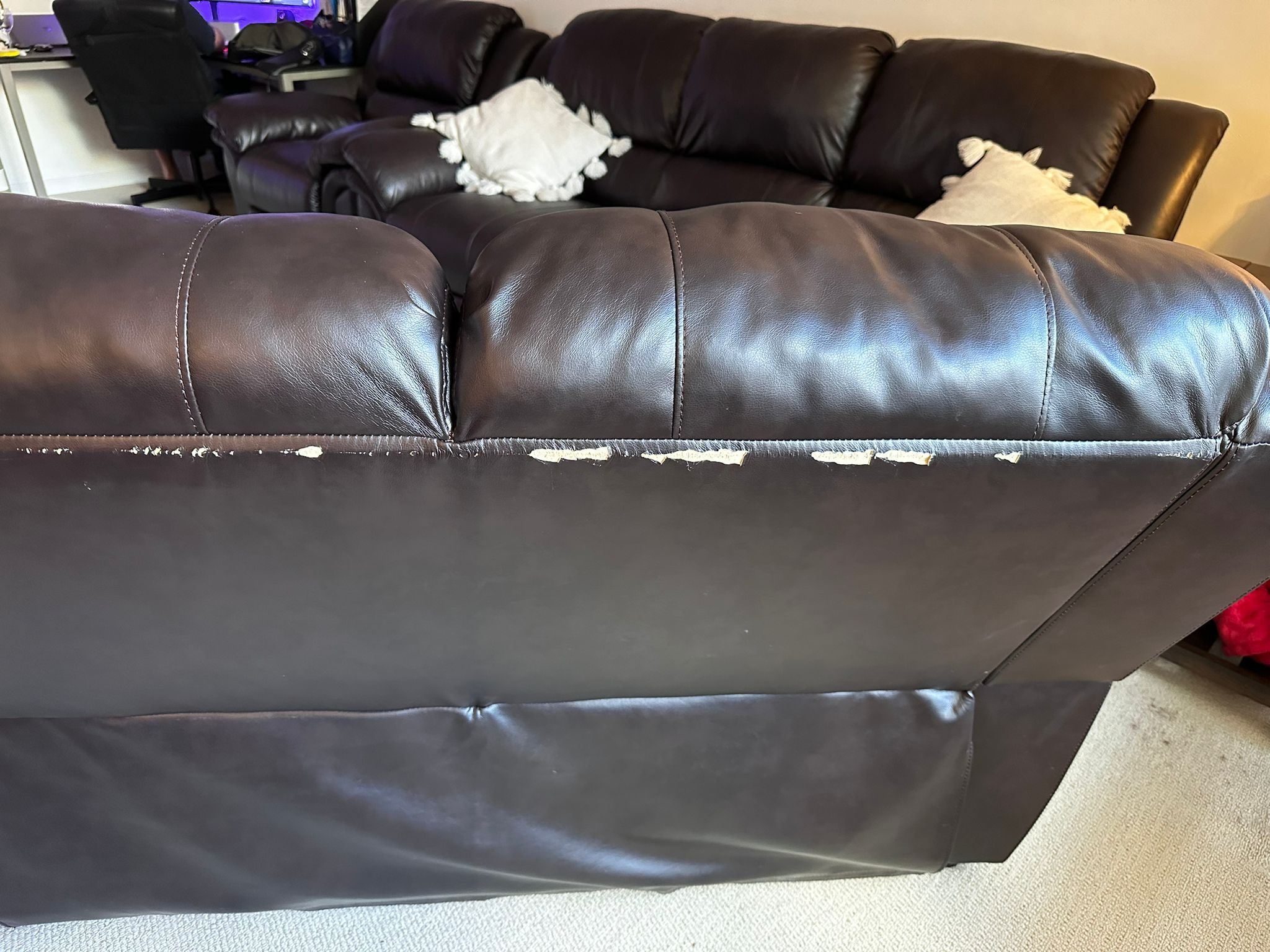 2Piece Set Of Recliners Loveseat, and Chair by American Signature for