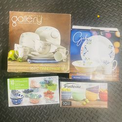 NEW DISHES SET ALL FOR $30 Great Value For New Dishes One Set Over $50 Alone 