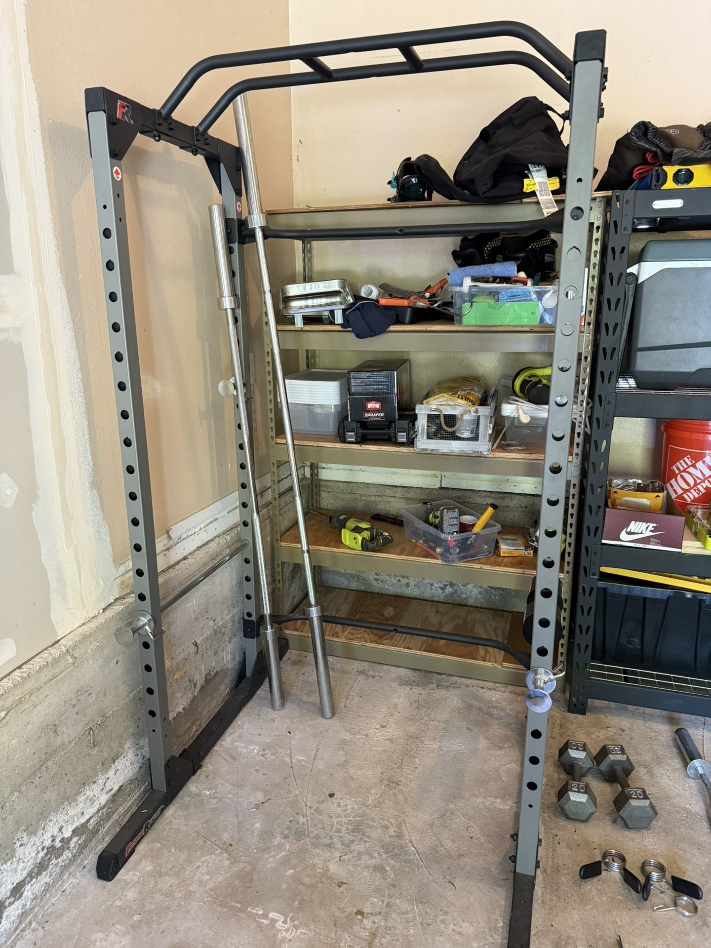 Squat Rack And Weight Set
