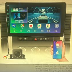 NEW 10.2” Dodge Car Radio. (4Ram 64Rom). For Ram 1500/2500/3500 (2009 thru 2012) w/Wireless CarPlay/Android Auto/5GWiFi/FM/AM/RDS/1080P/Backup Camera