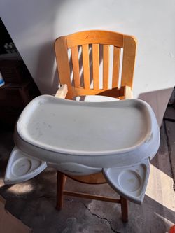 Eddie Bauer Wooden Baby High Chair