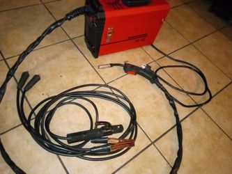Arc Welder Inverter with Cables and Clamps
