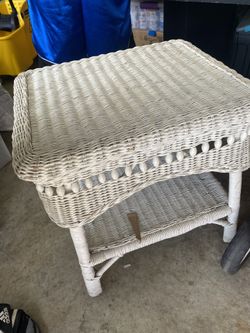 Wicker Table