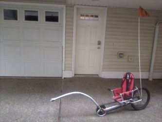 Single Seat Weehoo Bike Trailer – Frame & Bar Only