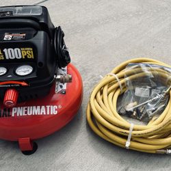 Central Pneumatic / 3 gallon 100 psi oiless air compressor 