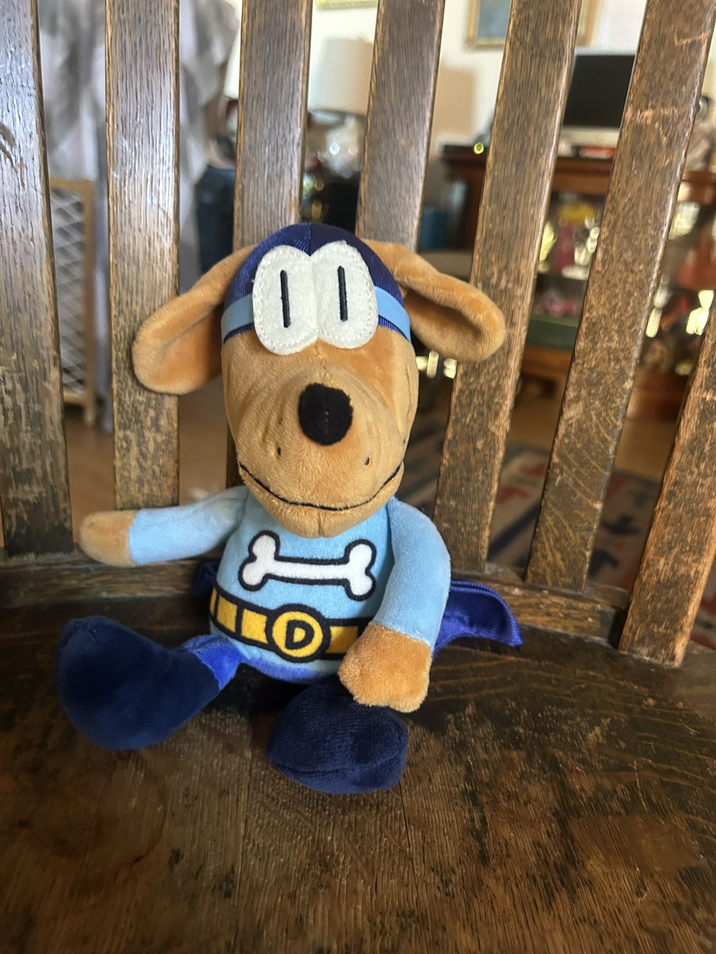 Dog Man Bark Knight Doll 9" Soft Plush Doll Toy Dav Pilkey 2019 Cutie