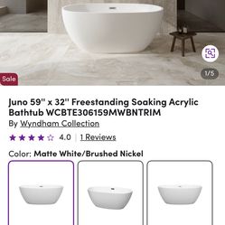 ***Brand NEW Free Standing Tub *** (NOT a FREE tub)