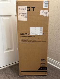 4 Shelf Storage Unit