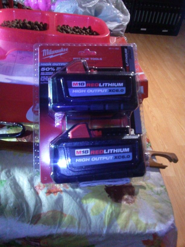 Milwaukee M18 Battery's