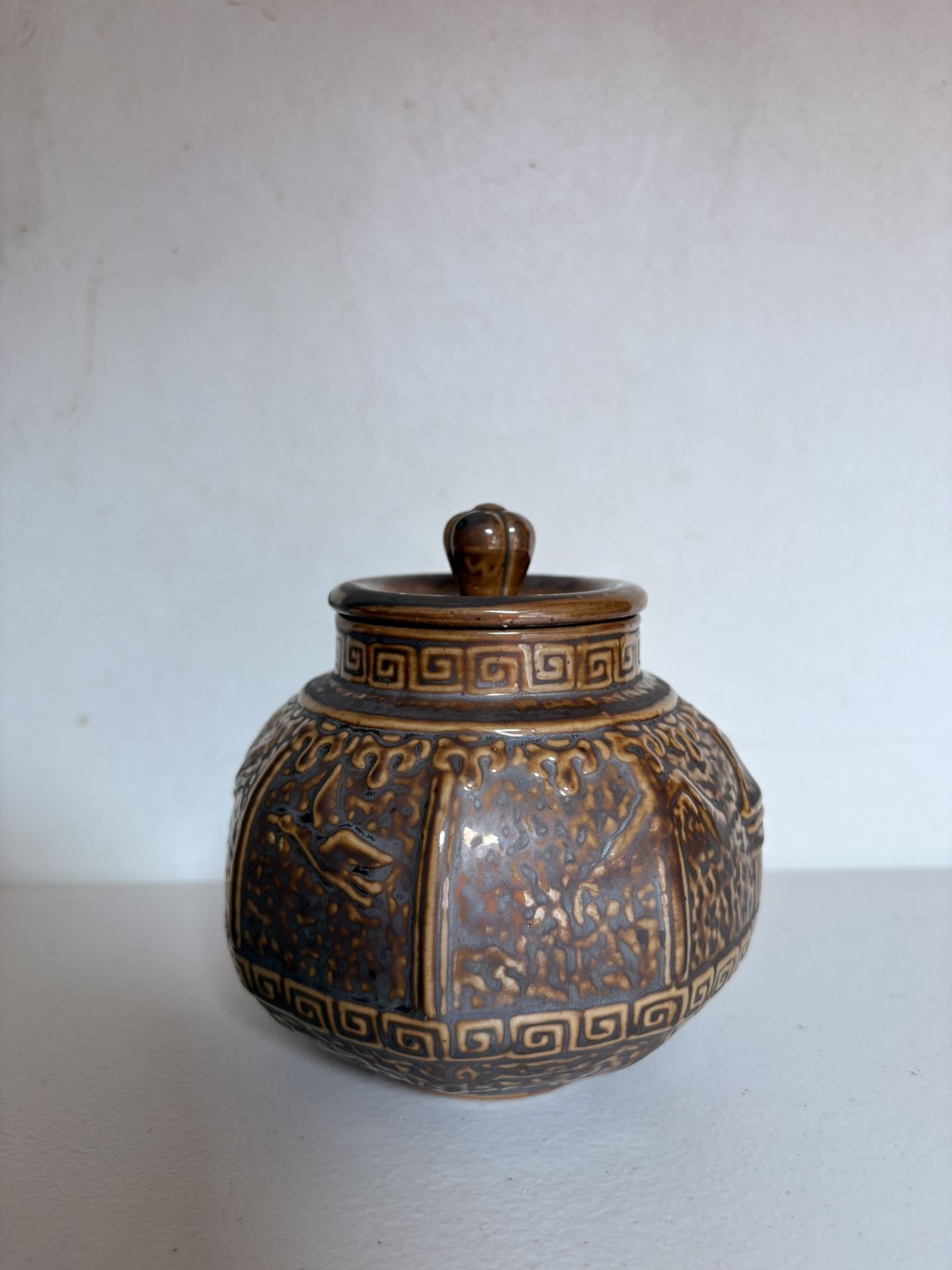 Ceramic Bird-theme Container