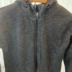 Old Navy Active Women's Full-Zip Hoodie - Gray Space Dye - Size XS
