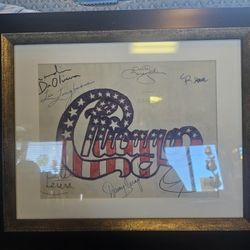 Rare Chicago Band Autographs 