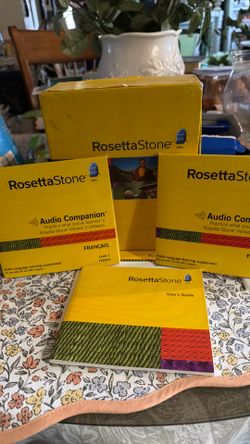 Rosetta Stone French learning CD