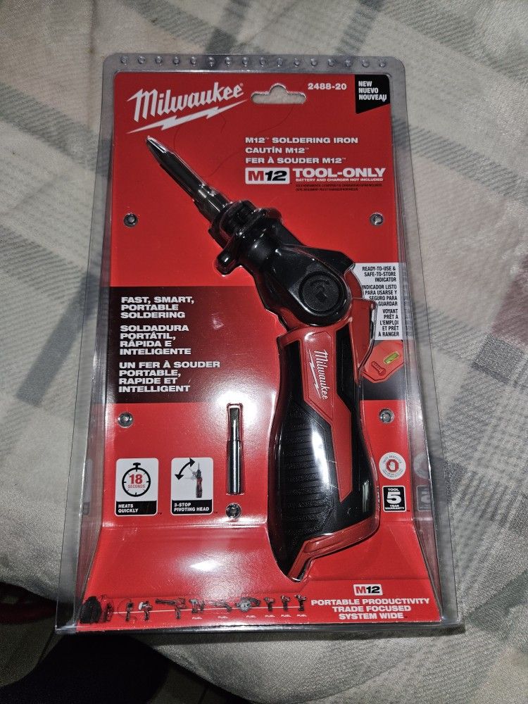 Brand New Milwaukee M12 Soldering Iron