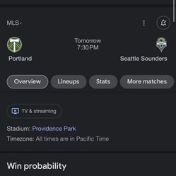 Timbers Vs Seattle 