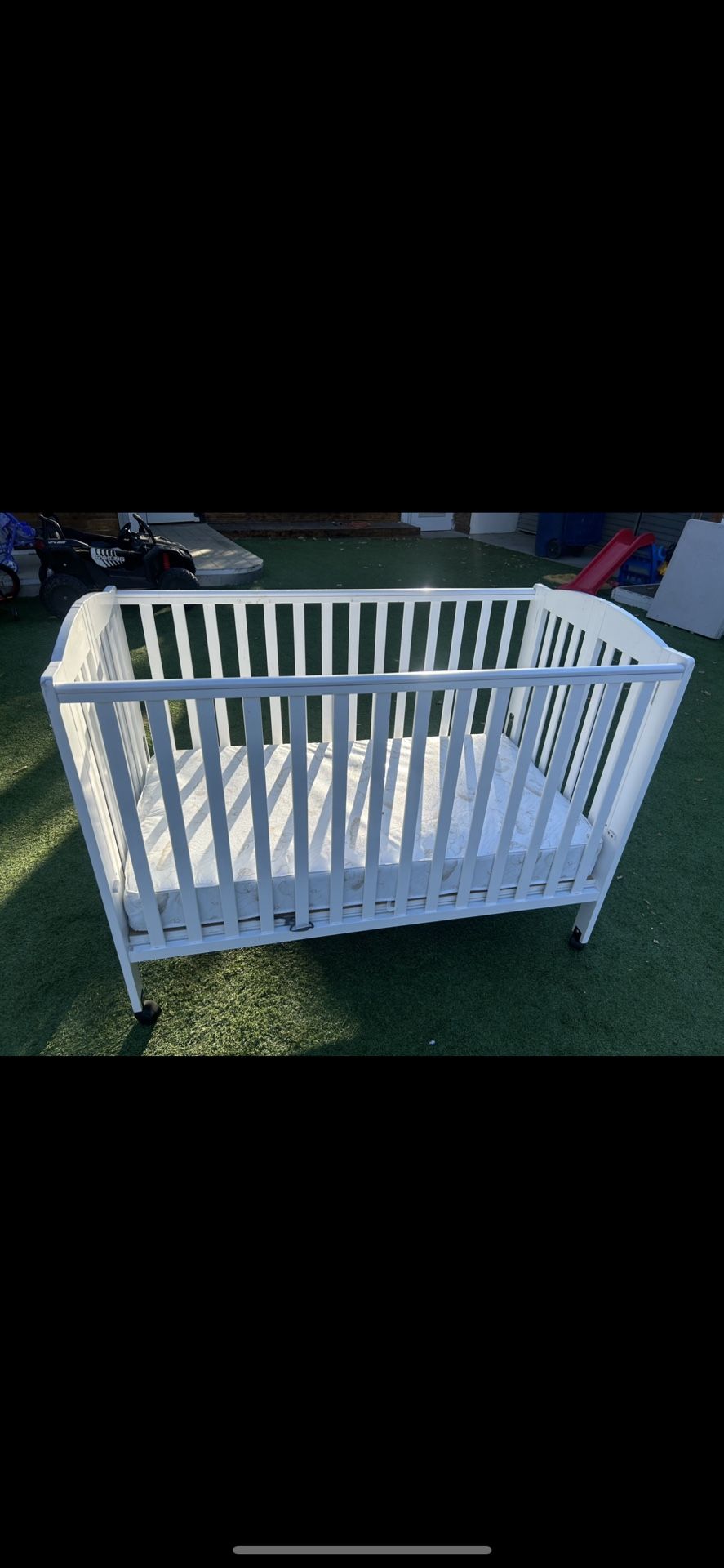 Baby Crib With Mattress