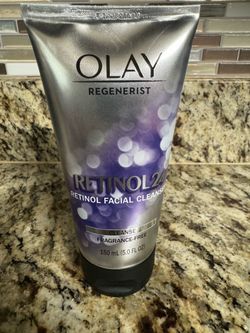 One (1) New Olay Regenerist Retinol 24 Facial Cleanser - Fragrance Free - 5 Fl Oz