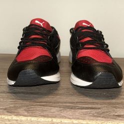 Puma X Scuderia Ferrari &quot;Pitlane SF&quot; Multi-Color Leather Sneakers
