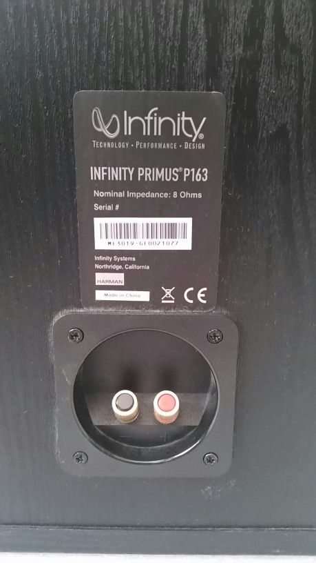 Bookshelf Speakers Infinity Primus P143 Lowered Infinity Primus