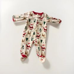 Baby Christmas Pajamas 3m Santa