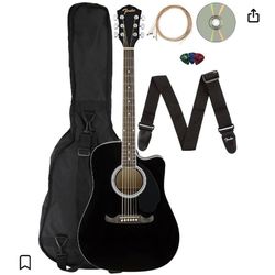 Fender Acoustic Guitar (Almost New) Original $250