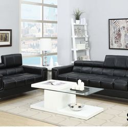 2 Pc Sofa And Loveseat Set 