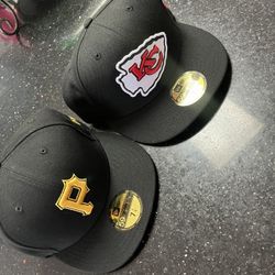 Chiefs and Pirates Hats for CHEAP